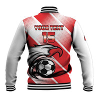 Custom Tunisia Football Baseball Jacket Eagle Mascot - Sporty Style
