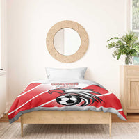 Custom Tunisia Football Bedding Set Eagle Mascot - Sporty Style