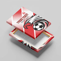 Custom Tunisia Football Canvas Wall Art Eagle Mascot - Sporty Style