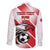 Custom Tunisia Football Family Matching Mermaid Dress and Hawaiian Shirt Eagle Mascot - Sporty Style