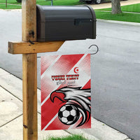 Custom Tunisia Football Garden Flag Eagle Mascot - Sporty Style