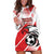 Custom Tunisia Football Hoodie Dress Eagle Mascot - Sporty Style