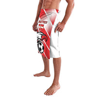 Custom Tunisia Football Lavalava Eagle Mascot - Sporty Style