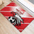 Custom Tunisia Football Rubber Doormat Eagle Mascot - Sporty Style
