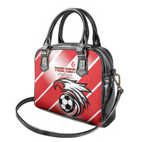 Custom Tunisia Football Shoulder Handbag Eagle Mascot - Sporty Style
