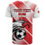 Custom Tunisia Football T Shirt Eagle Mascot - Sporty Style