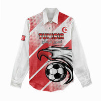 Custom Tunisia Football Women Casual Shirt Eagle Mascot - Sporty Style - Wonder Print Shop