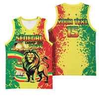 Custom Senegal Football Basketball Jersey We Are the Champions