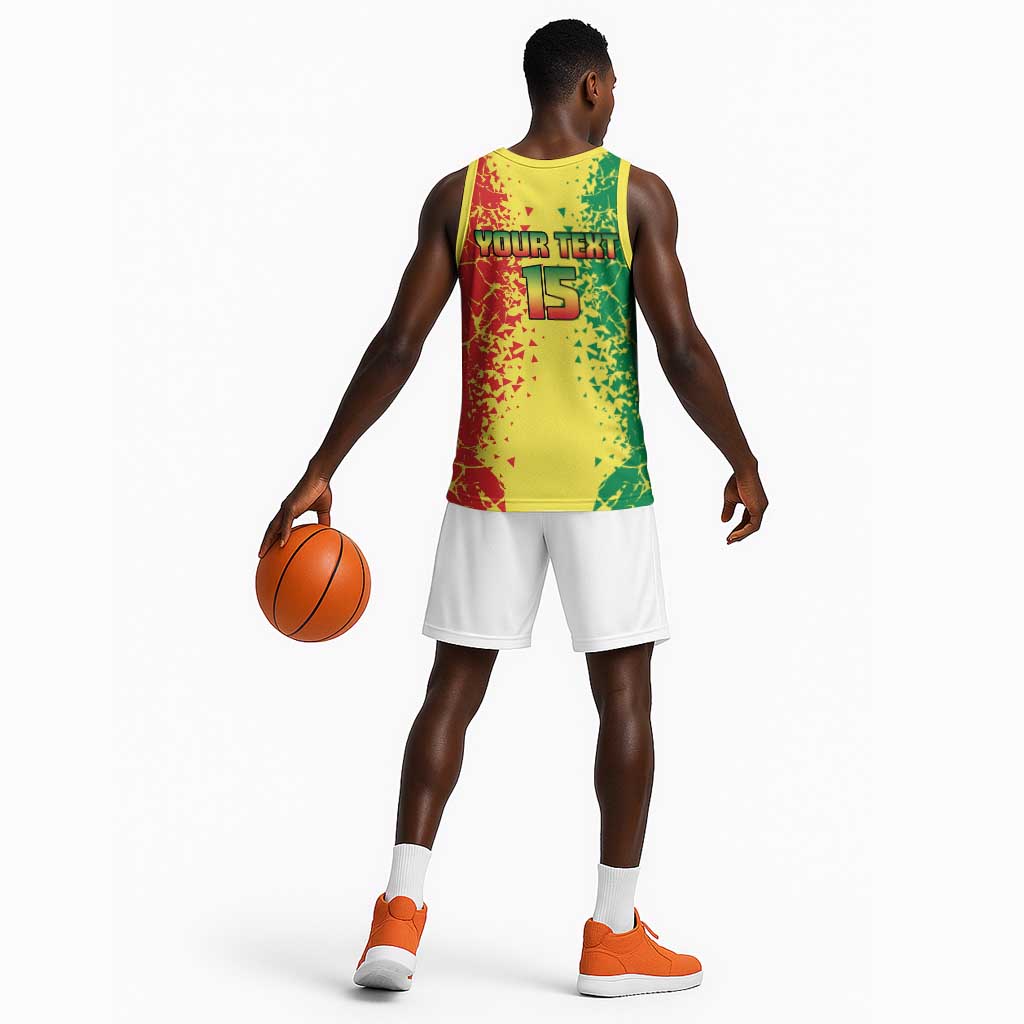Custom Senegal Football Basketball Jersey We Are the Champions