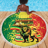 Senegal Football Beach Blanket We Are the Champions