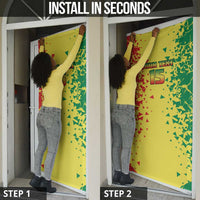 Custom Senegal Football Door Cover We Are the Champions