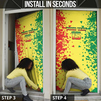 Custom Senegal Football Door Cover We Are the Champions