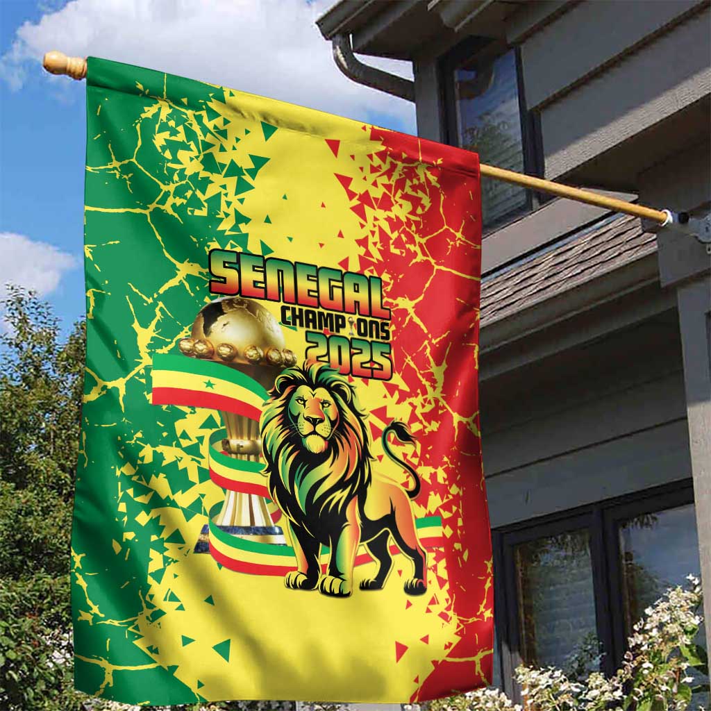 Senegal Football Garden Flag We Are the Champions