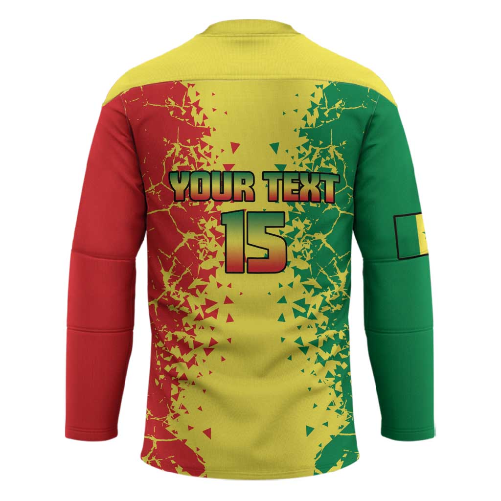 Custom Senegal Football Hockey Jersey We Are the Champions