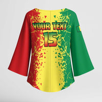 Custom Senegal Football Kimono Sleeve Blouse We Are the Champions