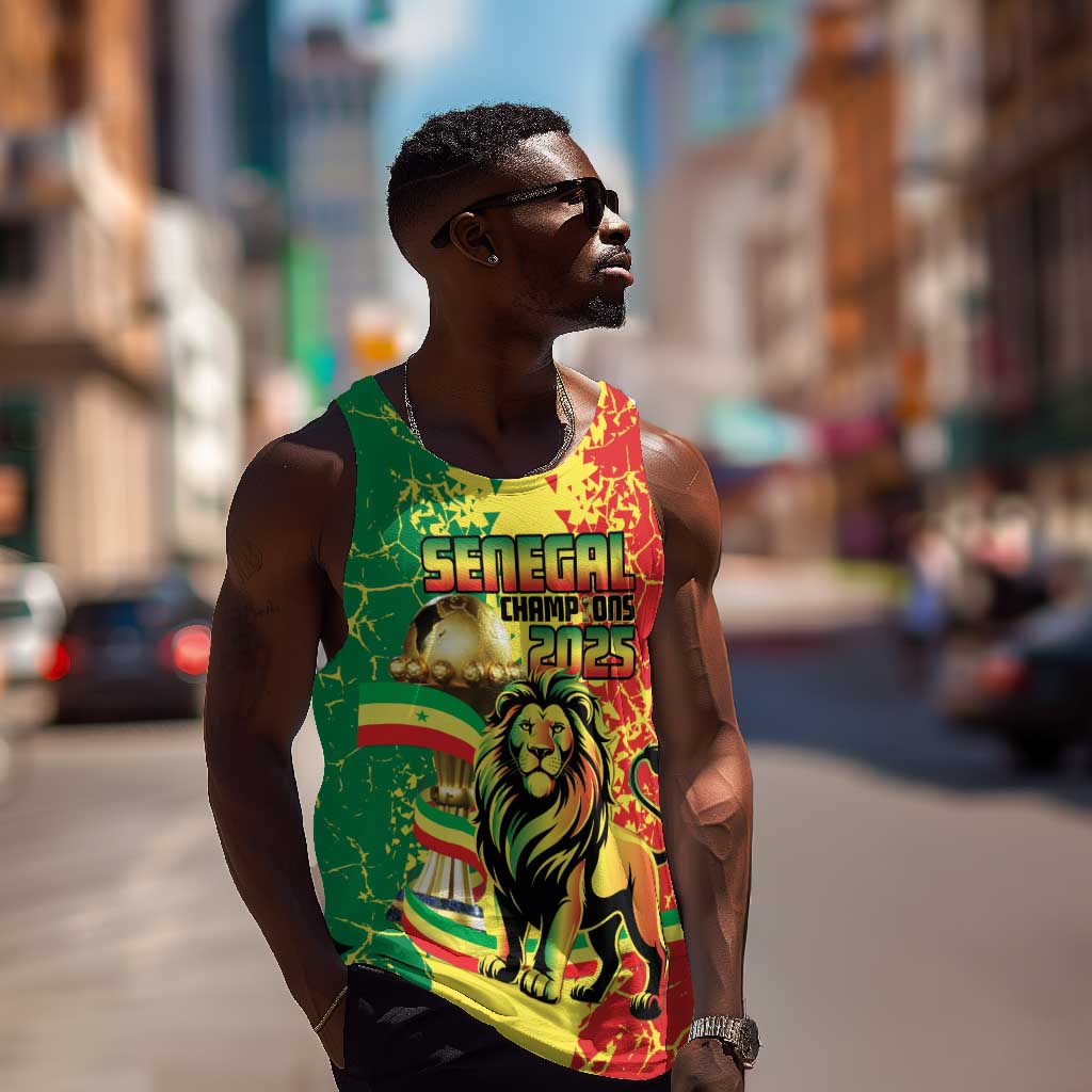 Custom Senegal Football Men Tank Top We Are the Champions