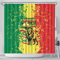 Senegal Football Shower Curtain We Are the Champions