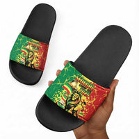 Senegal Football Slide Sandals We Are the Champions