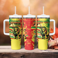 Custom Senegal Football Tumbler With Handle We Are the Champions