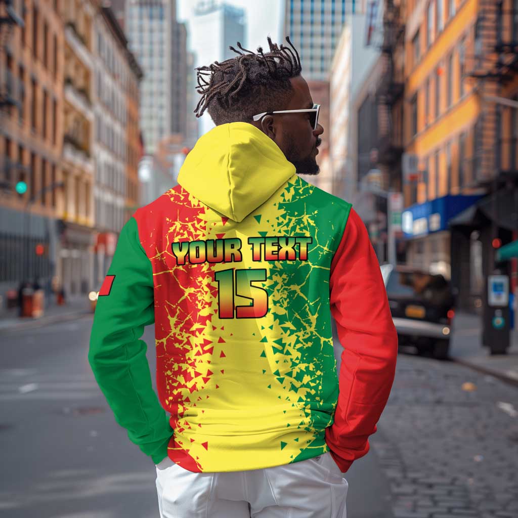 Custom Senegal Football Zip Hoodie We Are the Champions
