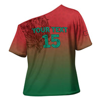 Custom Morocco Football Cross Shoulder Shirt 2025 Victory Is Ours