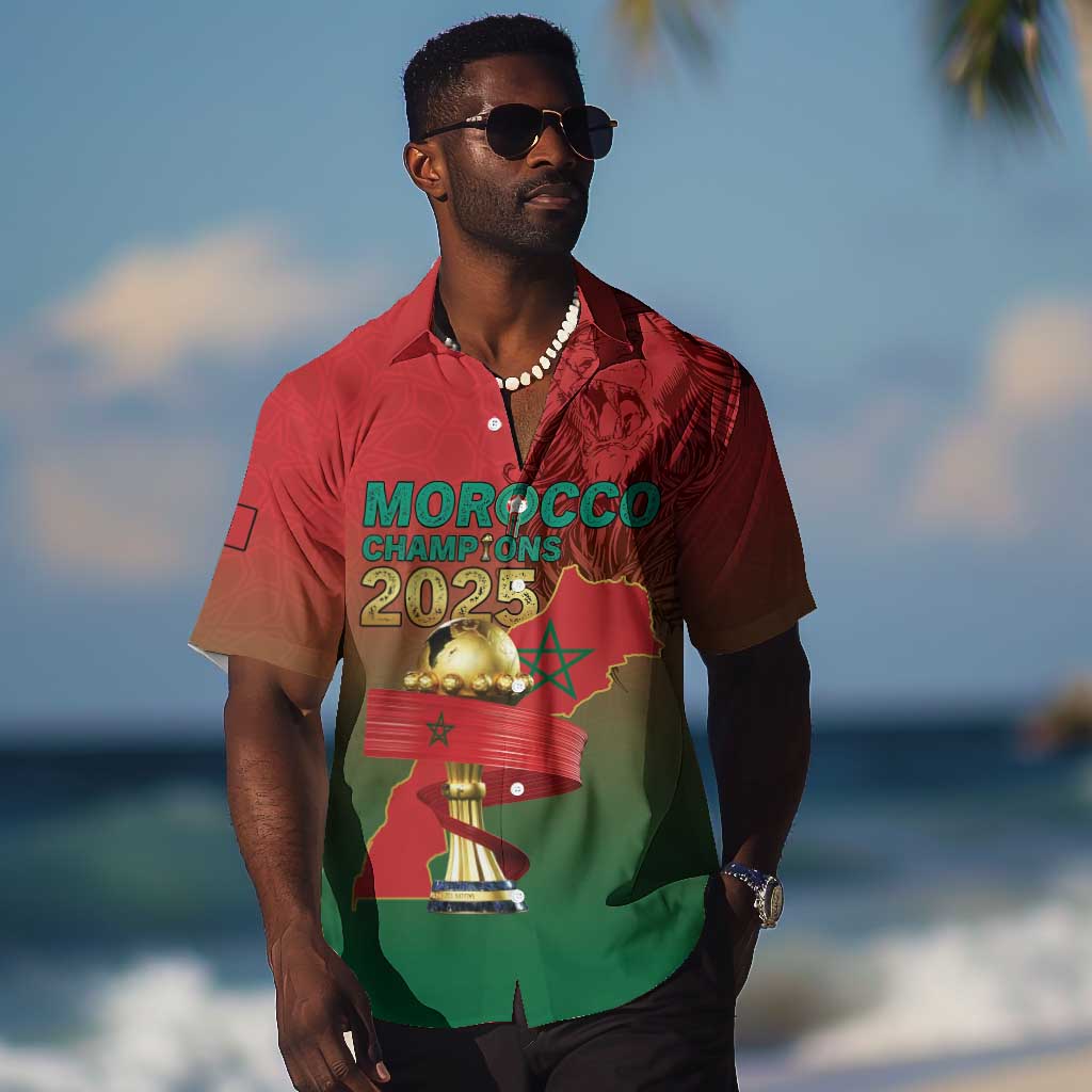 Custom Morocco Football Hawaiian Shirt 2025 Victory Is Ours
