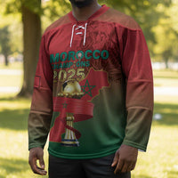 Custom Morocco Football Hockey Jersey 2025 Victory Is Ours