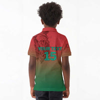 Custom Morocco Football Kid Polo Shirt 2025 Victory Is Ours