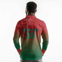 Custom Morocco Football Long Sleeve Polo Shirt 2025 Victory Is Ours