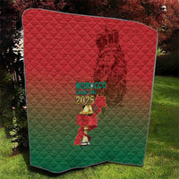 Morocco Football Quilt 2025 Victory Is Ours