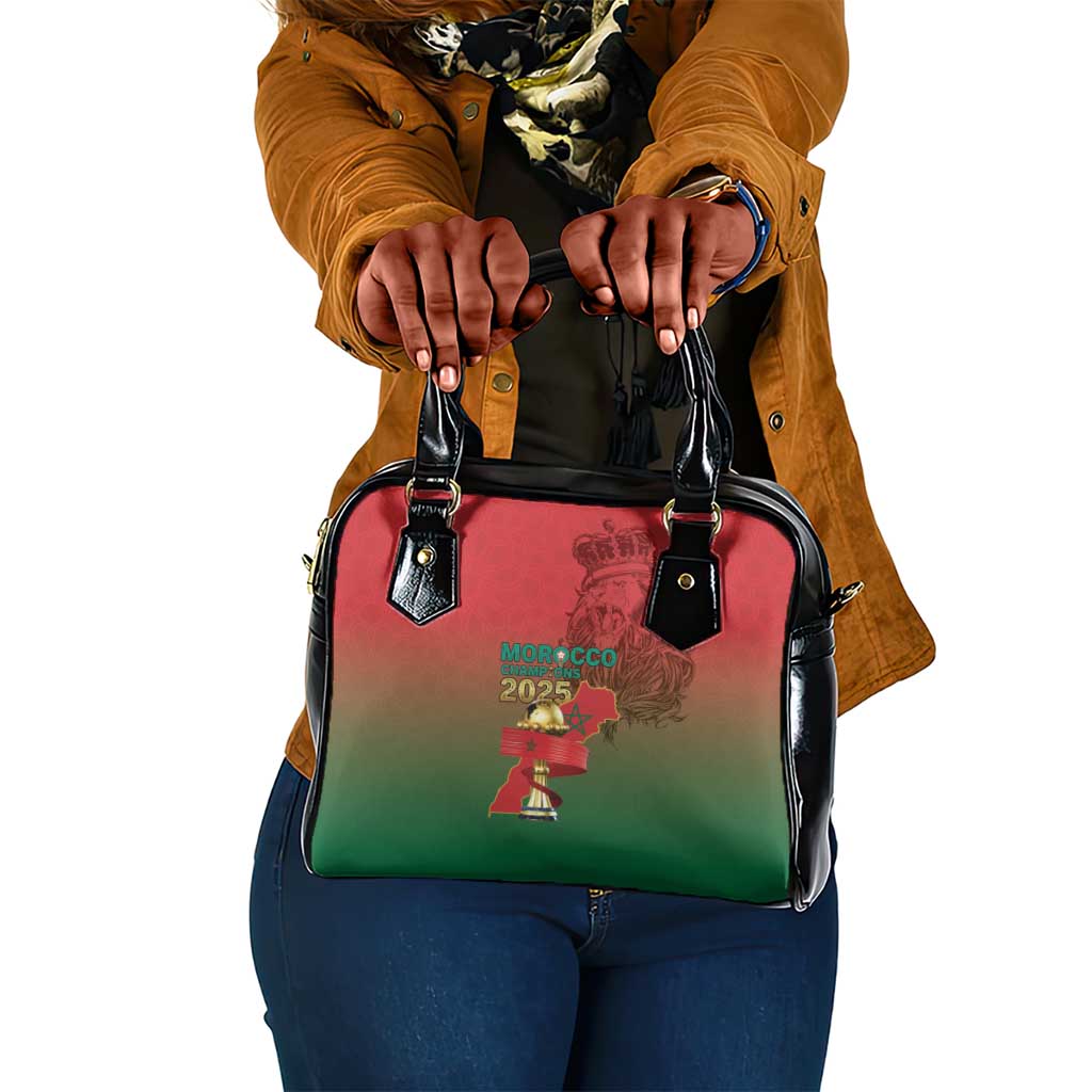 Morocco Football Shoulder Handbag 2025 Victory Is Ours