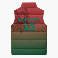 Custom Morocco Football Sleeveless Puffer Jacket 2025 Victory Is Ours
