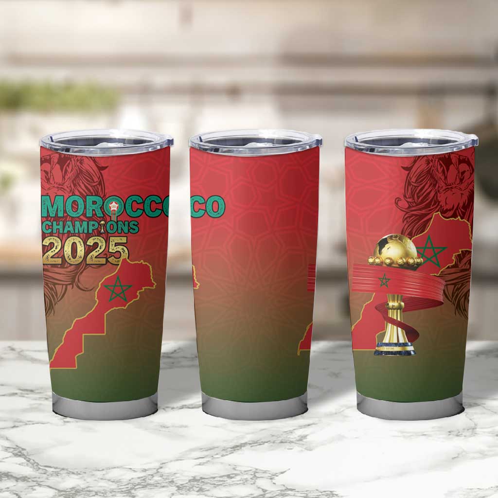 Morocco Football Tumbler Cup 2025 Victory Is Ours