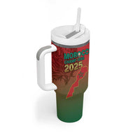 Morocco Football Tumbler With Handle 2025 Victory Is Ours