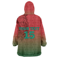 Custom Morocco Football Wearable Blanket Hoodie 2025 Victory Is Ours