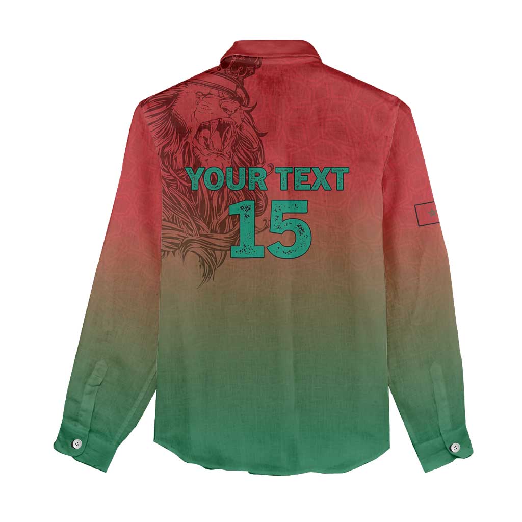 Custom Morocco Football Women Casual Shirt 2025 Victory Is Ours