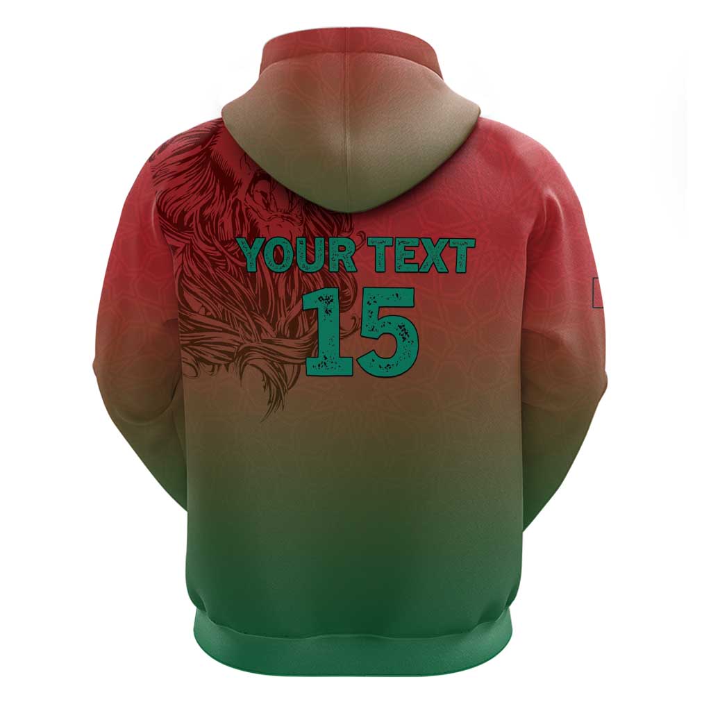 Custom Morocco Football Zip Hoodie 2025 Victory Is Ours