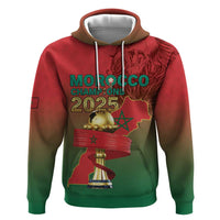 Custom Morocco Football Zip Hoodie 2025 Victory Is Ours