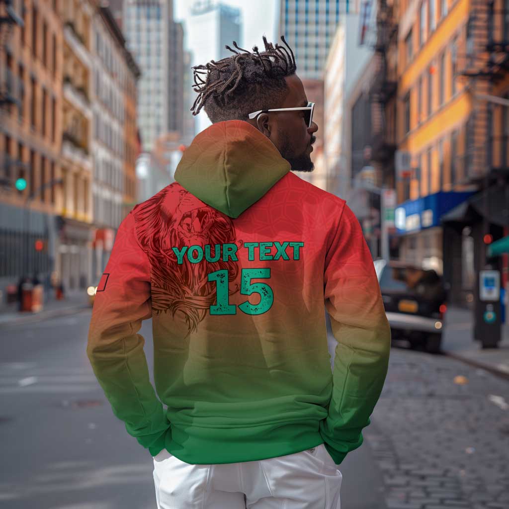 Custom Morocco Football Zip Hoodie 2025 Victory Is Ours