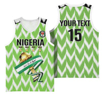 Custom Nigeria Football Basketball Jersey Super Eagles - Let’s Do It Again