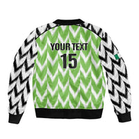 Custom Nigeria Football Bomber Jacket Super Eagles - Let’s Do It Again