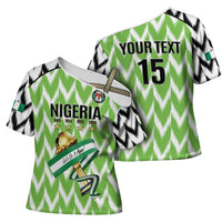 Custom Nigeria Football Cross Shoulder Shirt Super Eagles - Let’s Do It Again