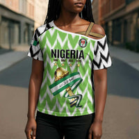 Custom Nigeria Football Cross Shoulder Shirt Super Eagles - Let’s Do It Again