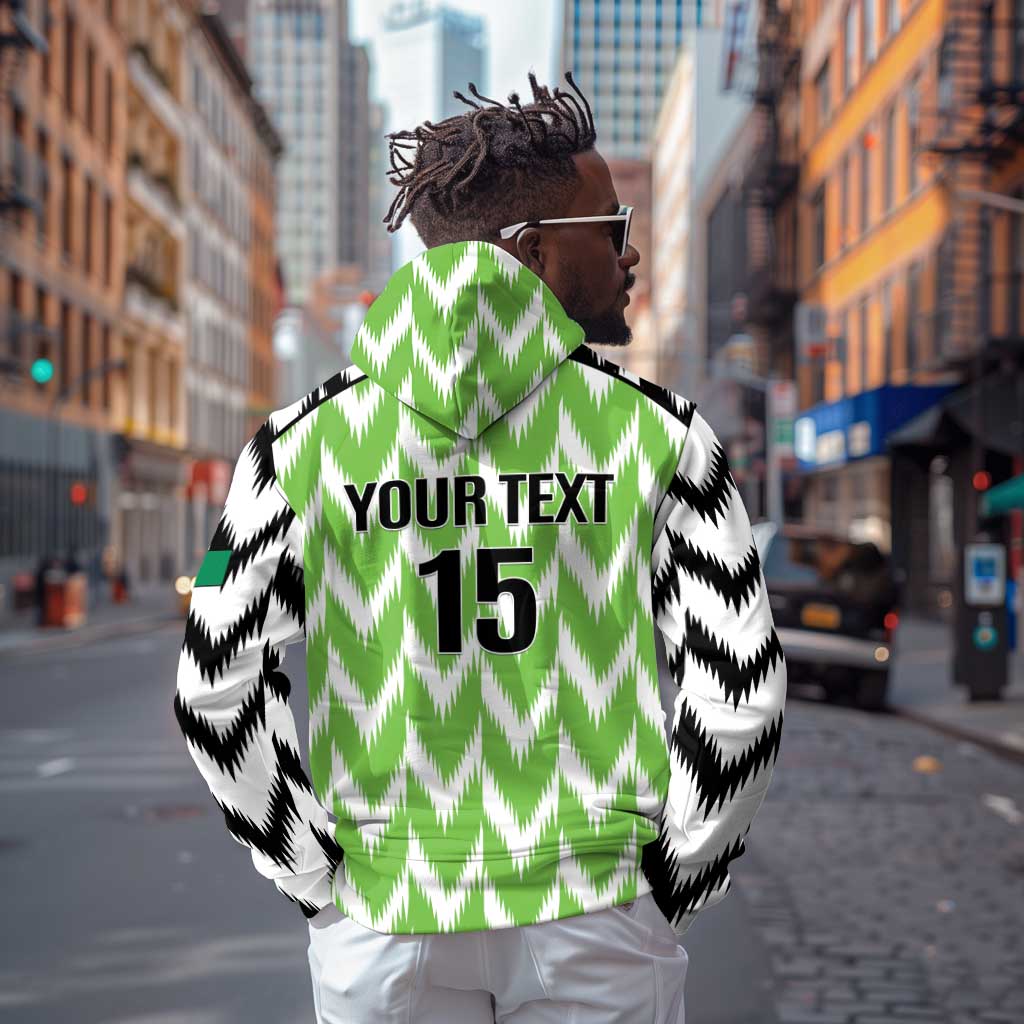 Custom Nigeria Football Hoodie Super Eagles - Let’s Do It Again