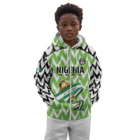 Custom Nigeria Football Kid Hoodie Super Eagles - Let’s Do It Again