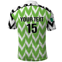 Custom Nigeria Football Polo Shirt Super Eagles - Let’s Do It Again