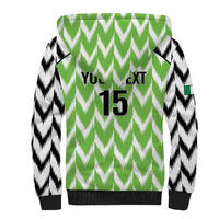 Custom Nigeria Football Sherpa Hoodie Super Eagles - Let’s Do It Again
