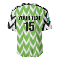 Custom Nigeria Football Baseball Jersey Go Champions Super Eagles