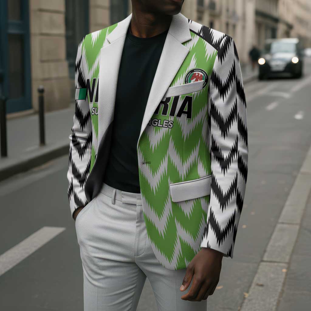 Custom Nigeria Football Blazer Go Champions Super Eagles