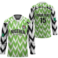 Custom Nigeria Football Hockey Jersey Go Champions Super Eagles
